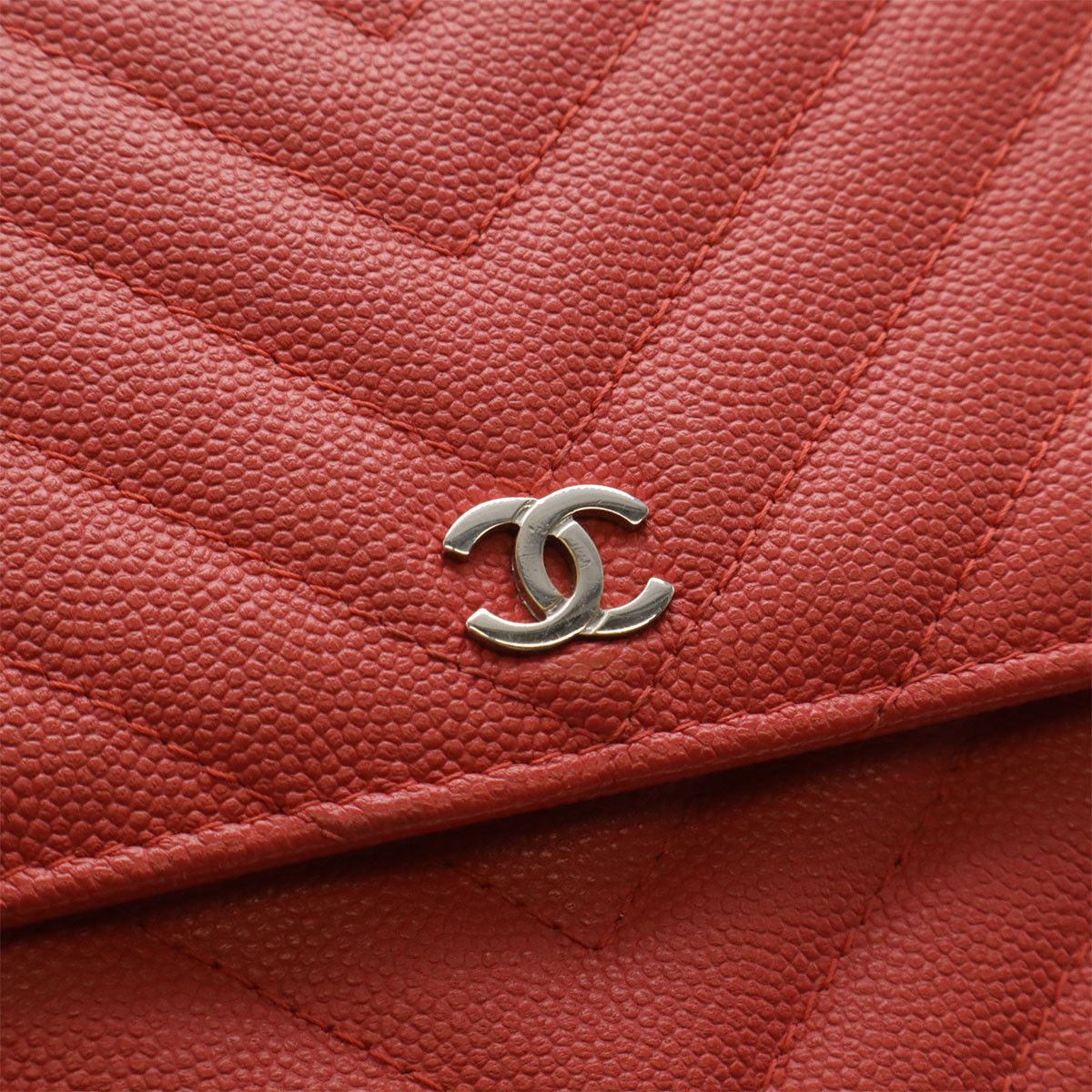 Chanel Chanel Chanel V Stitch Chevron Caviar 2way Shoulder Bag Leather Shoulder Bag DUTY FREE for USA Size ONE SIZE - 4 Thumbnail