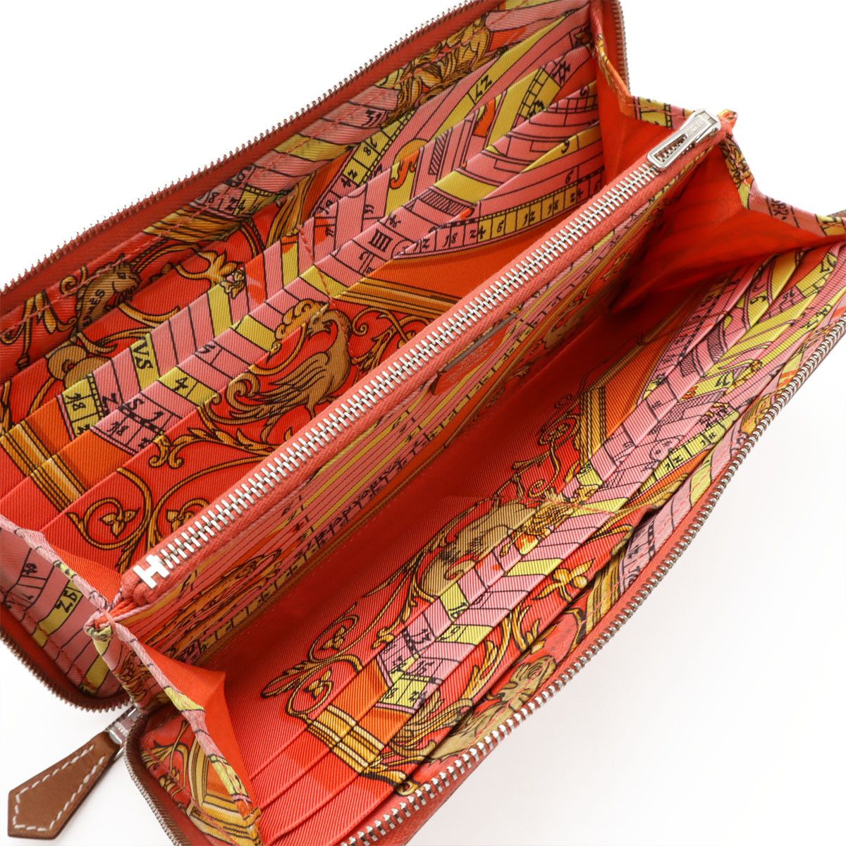 Hermes Hermes Hermes Azap Long Silk'in Epsom Leather Long Wallet Leather Long Wallet Stamp Q (2013) DUTY FREE for USA Size ONE SIZE - 5 Thumbnail