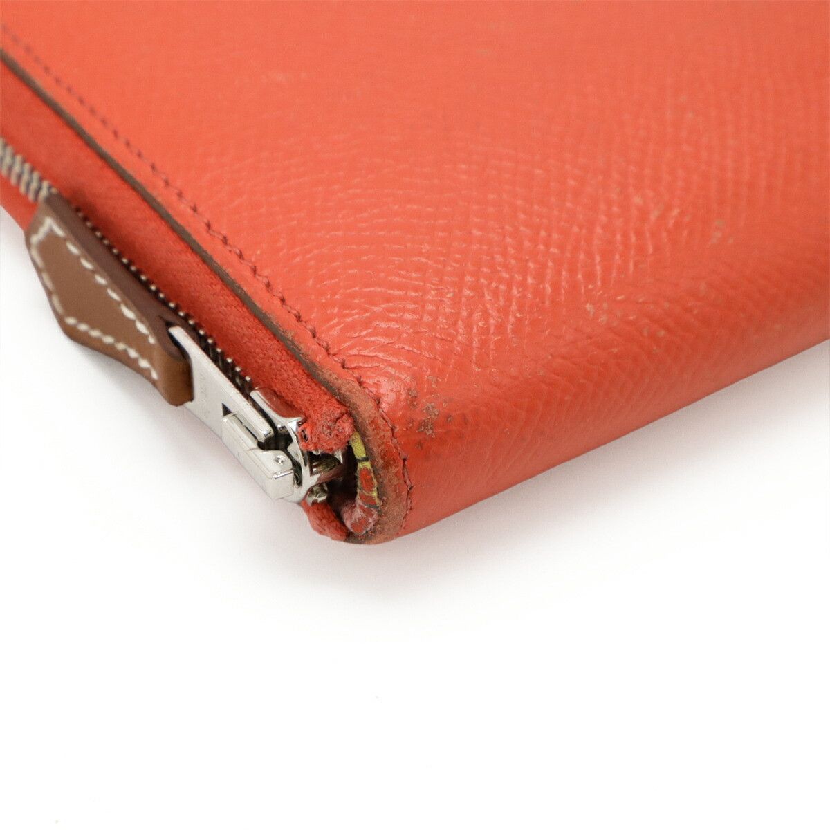 Hermes Hermes Hermes Azap Long Silk'in Epsom Leather Long Wallet Leather Long Wallet Stamp Q (2013) DUTY FREE for USA Size ONE SIZE - 3 Thumbnail