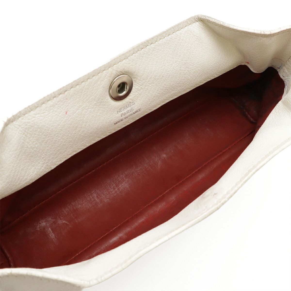 Hermes Hermes Hermès BeBopPM Leather Pouch Leather Pencil case Stamp K (2007) DUTY FREE for USA Size ONE SIZE - 6 Thumbnail