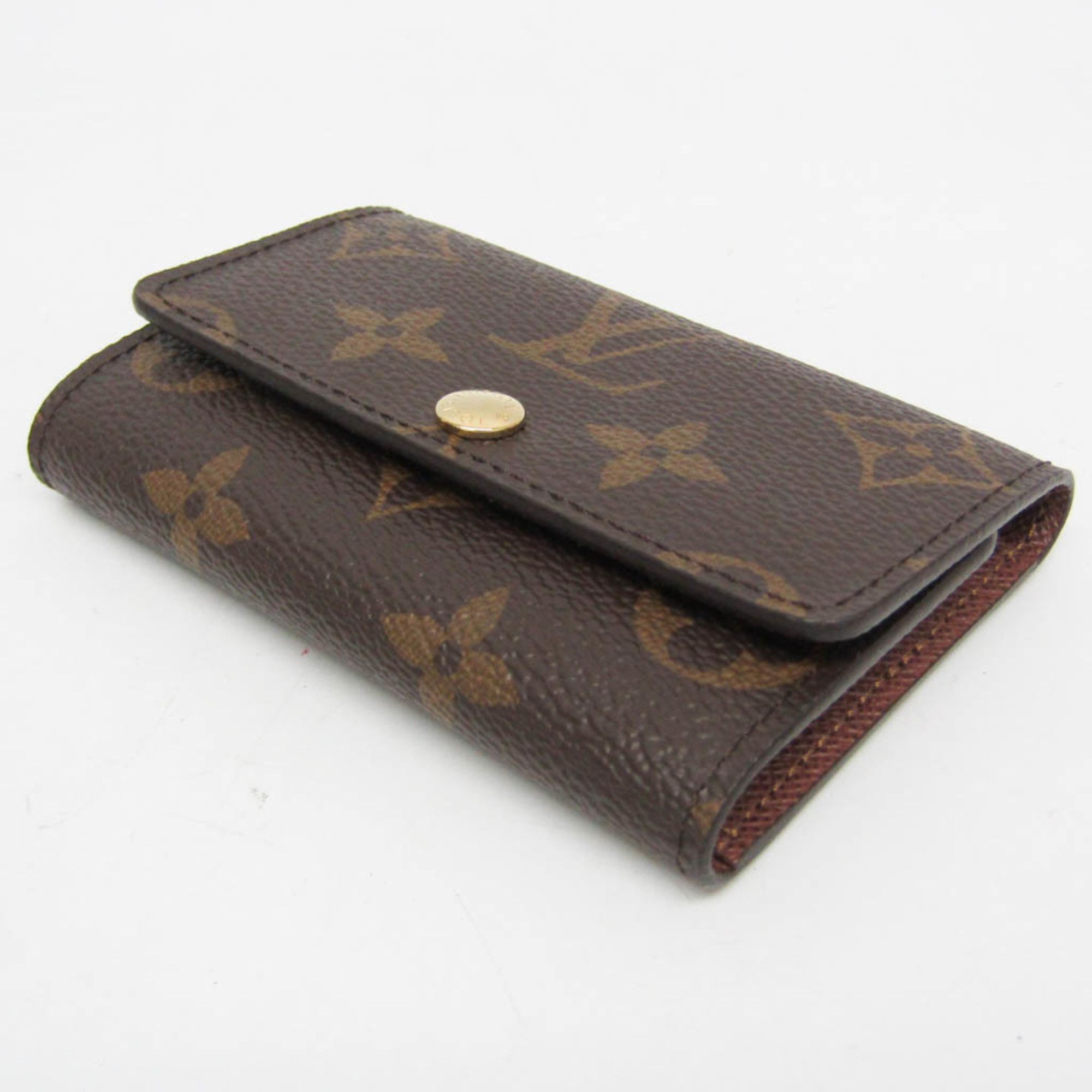 Louis Vuitton Louis Vuitton Monogram Key Holder 6 M62630 Men,Women Monogram Key Case Brown Size ONE SIZE - 6 Thumbnail