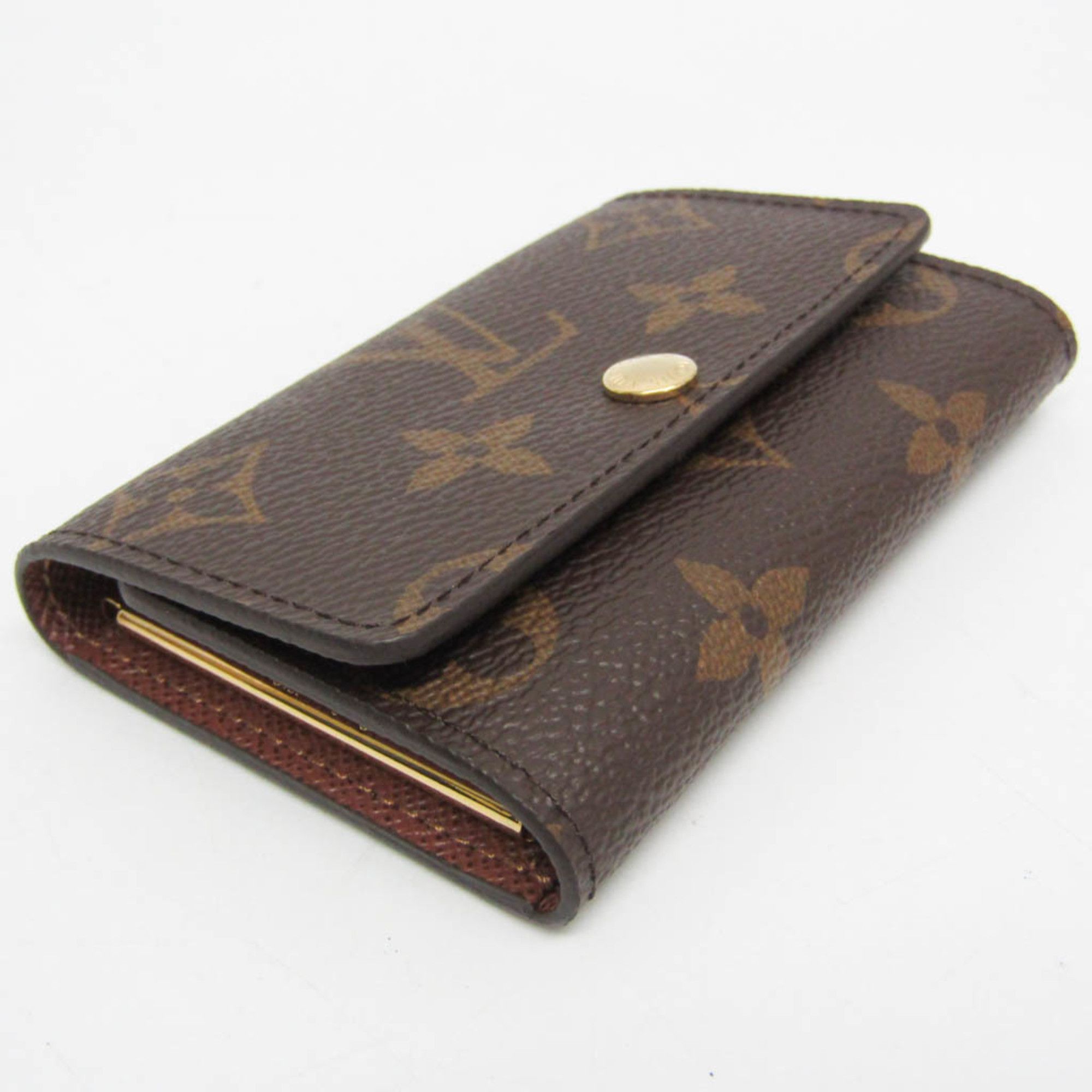 Louis Vuitton Louis Vuitton Monogram Key Holder 6 M62630 Men,Women Monogram Key Case Brown Size ONE SIZE - 7 Thumbnail