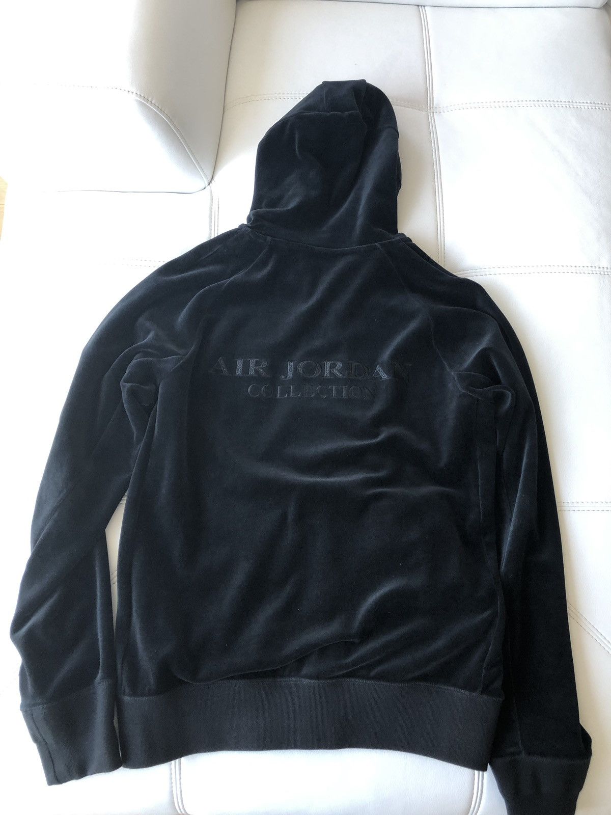 Jordan Brand Octobers Very Own Nike Air Jordan x OVO Velour ZIP up Hoodie Grailed