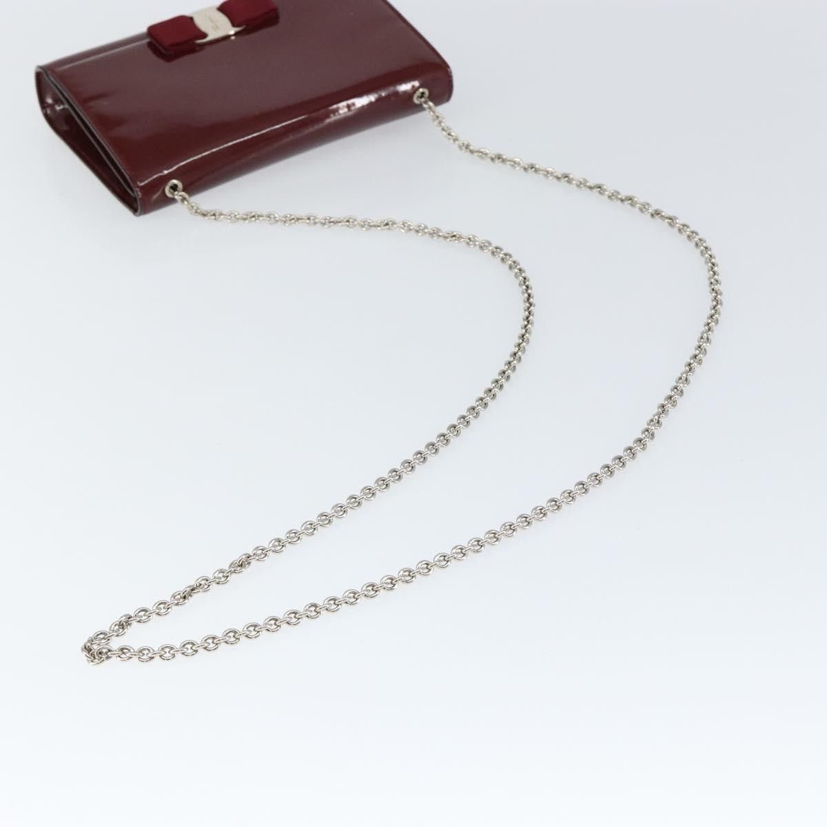 Salvatore Ferragamo Salvatore Ferragamo Vala Chain Patent leather Size ONE SIZE - 7 Thumbnail