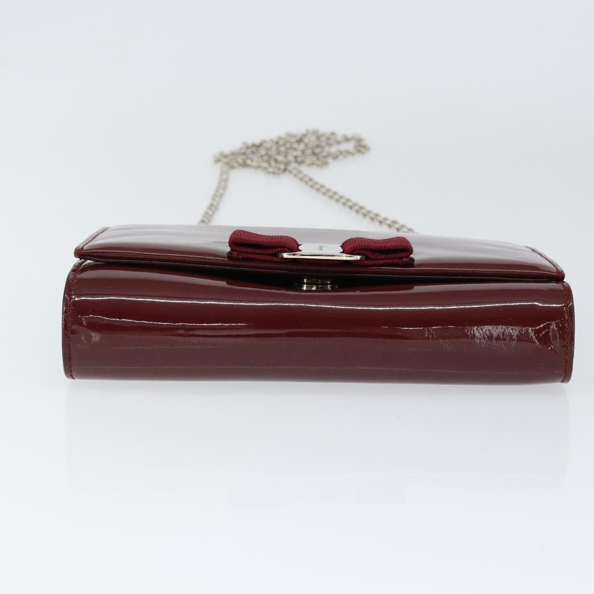 Salvatore Ferragamo Salvatore Ferragamo Vala Chain Patent leather Size ONE SIZE - 14 Thumbnail