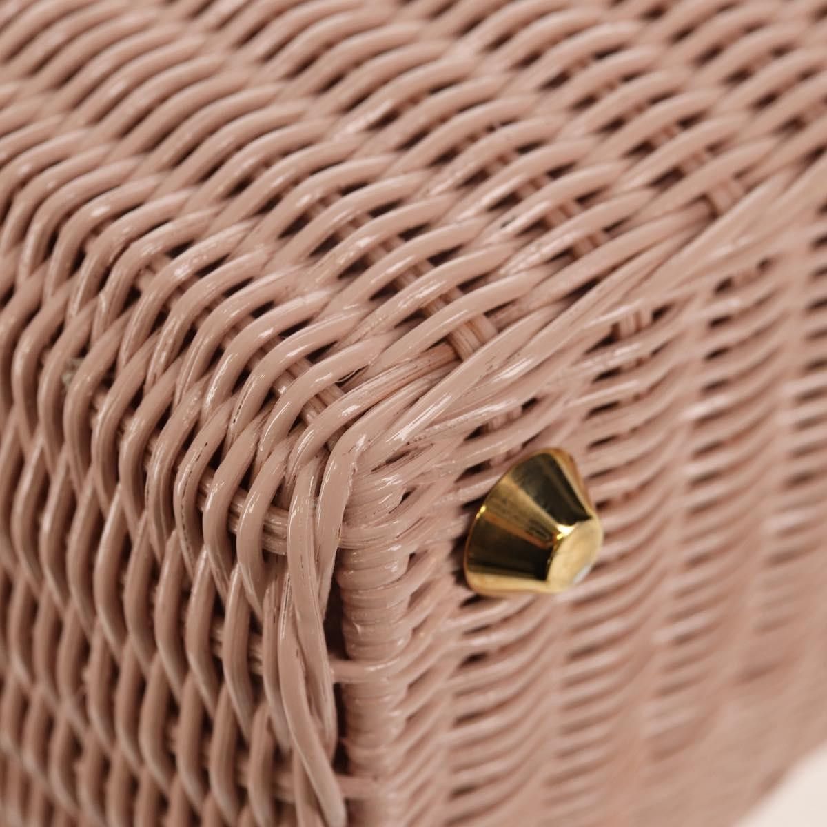 Prada Prada Comic Basket Bag Wicker with Applique Size ONE SIZE - 12 Thumbnail