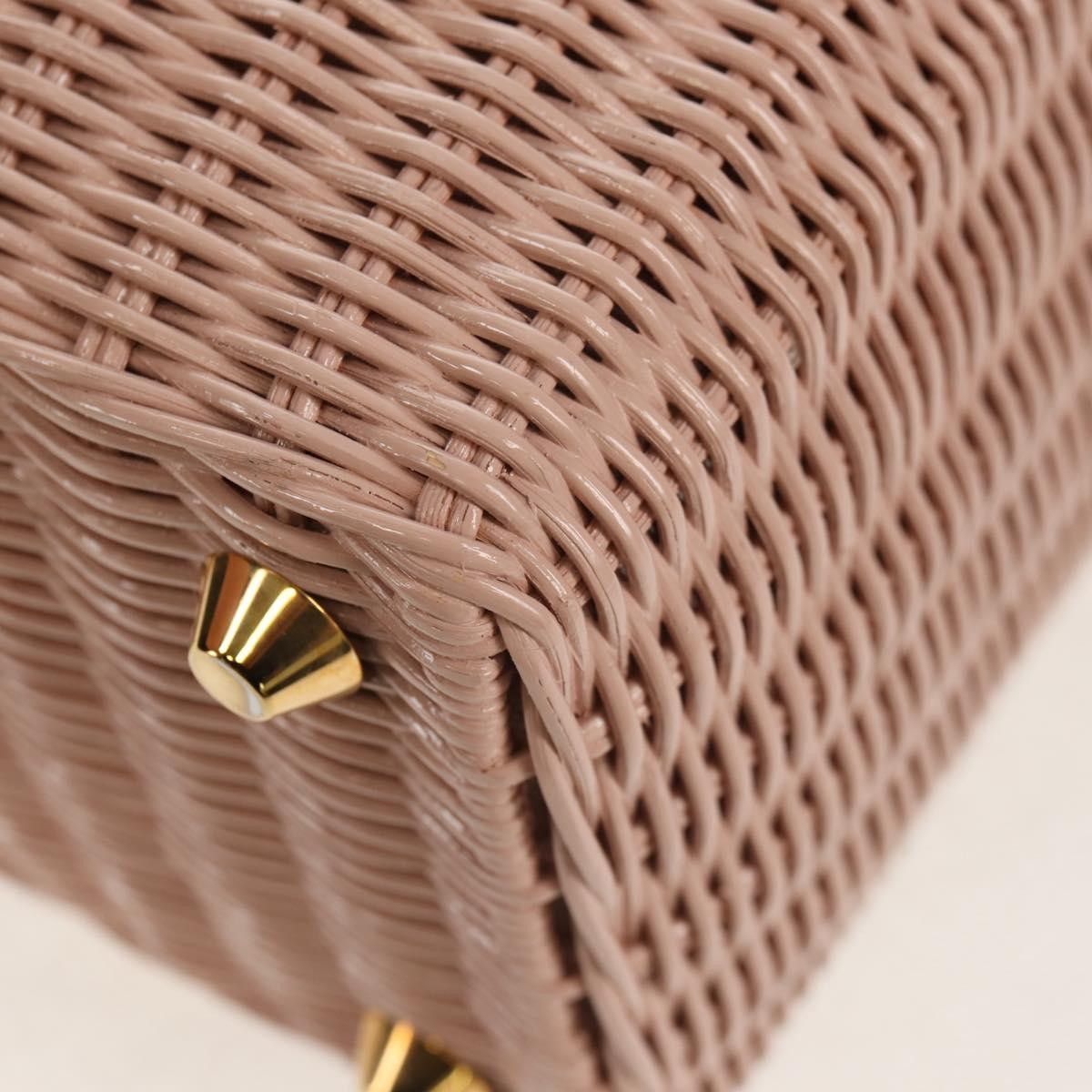 Prada Prada Comic Basket Bag Wicker with Applique Size ONE SIZE - 11 Thumbnail