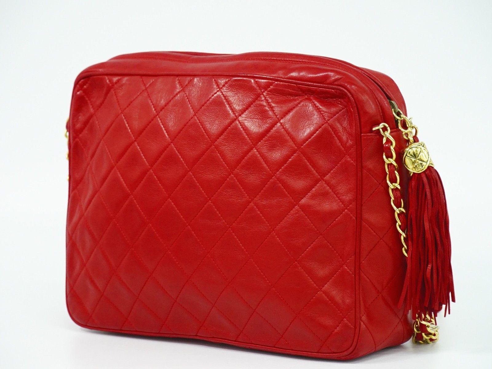 Chanel Chanel Vintage Front Pocket Camera Shoulder Bag Leather Size ONE SIZE - 2 Thumbnail