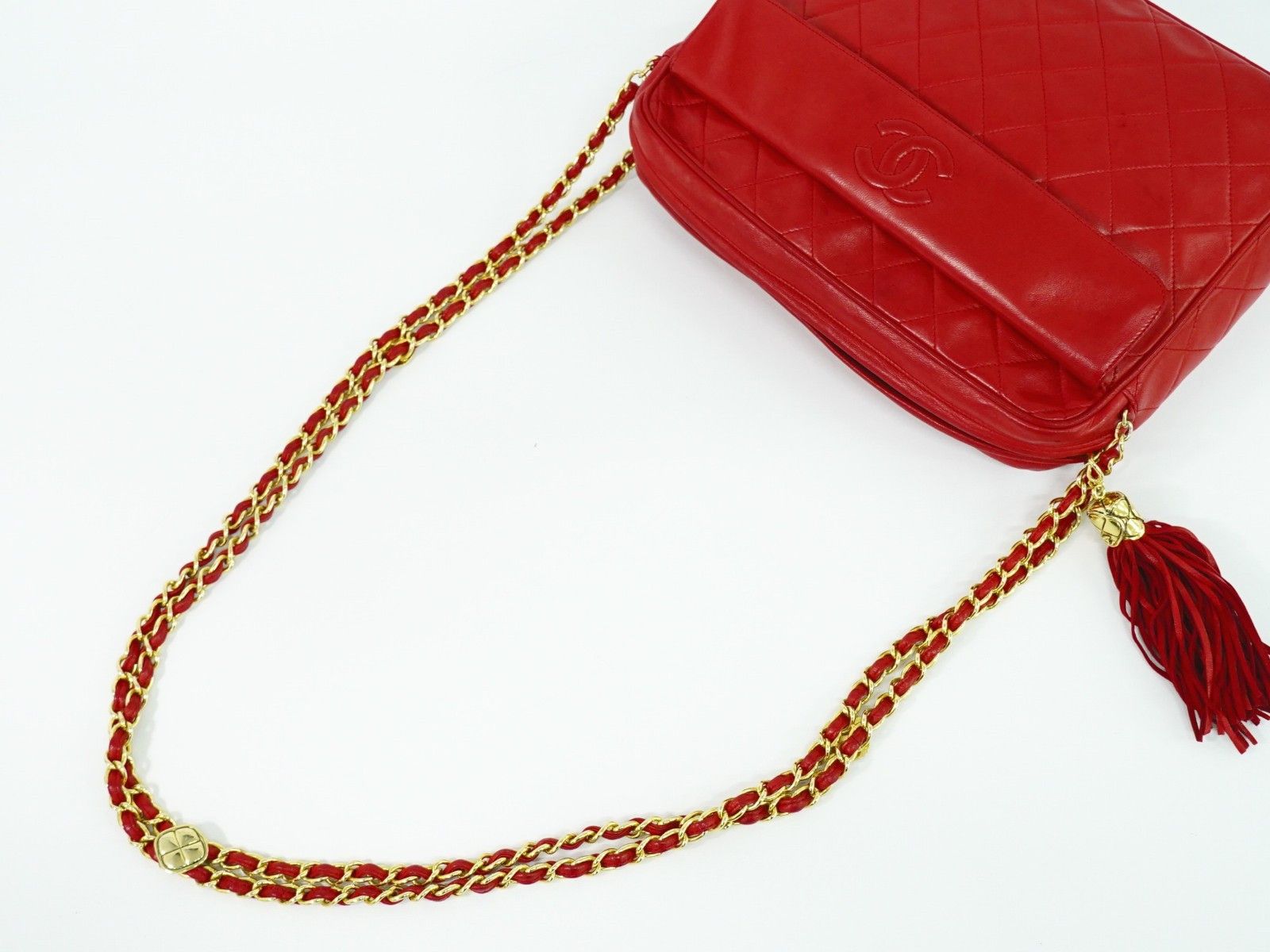 Chanel Chanel Vintage Front Pocket Camera Shoulder Bag Leather Size ONE SIZE - 8 Thumbnail
