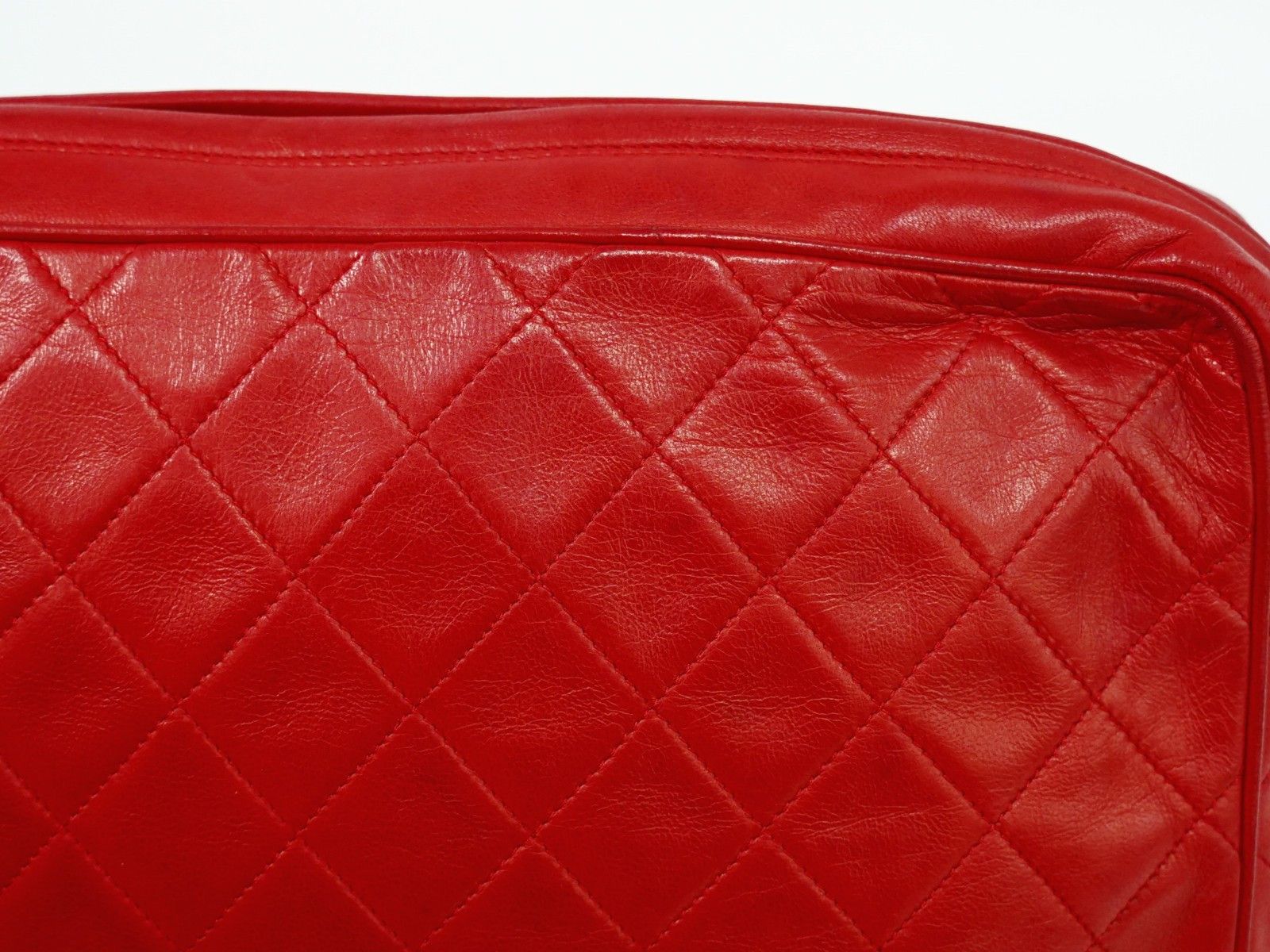 Chanel Chanel Vintage Front Pocket Camera Shoulder Bag Leather Size ONE SIZE - 17 Thumbnail