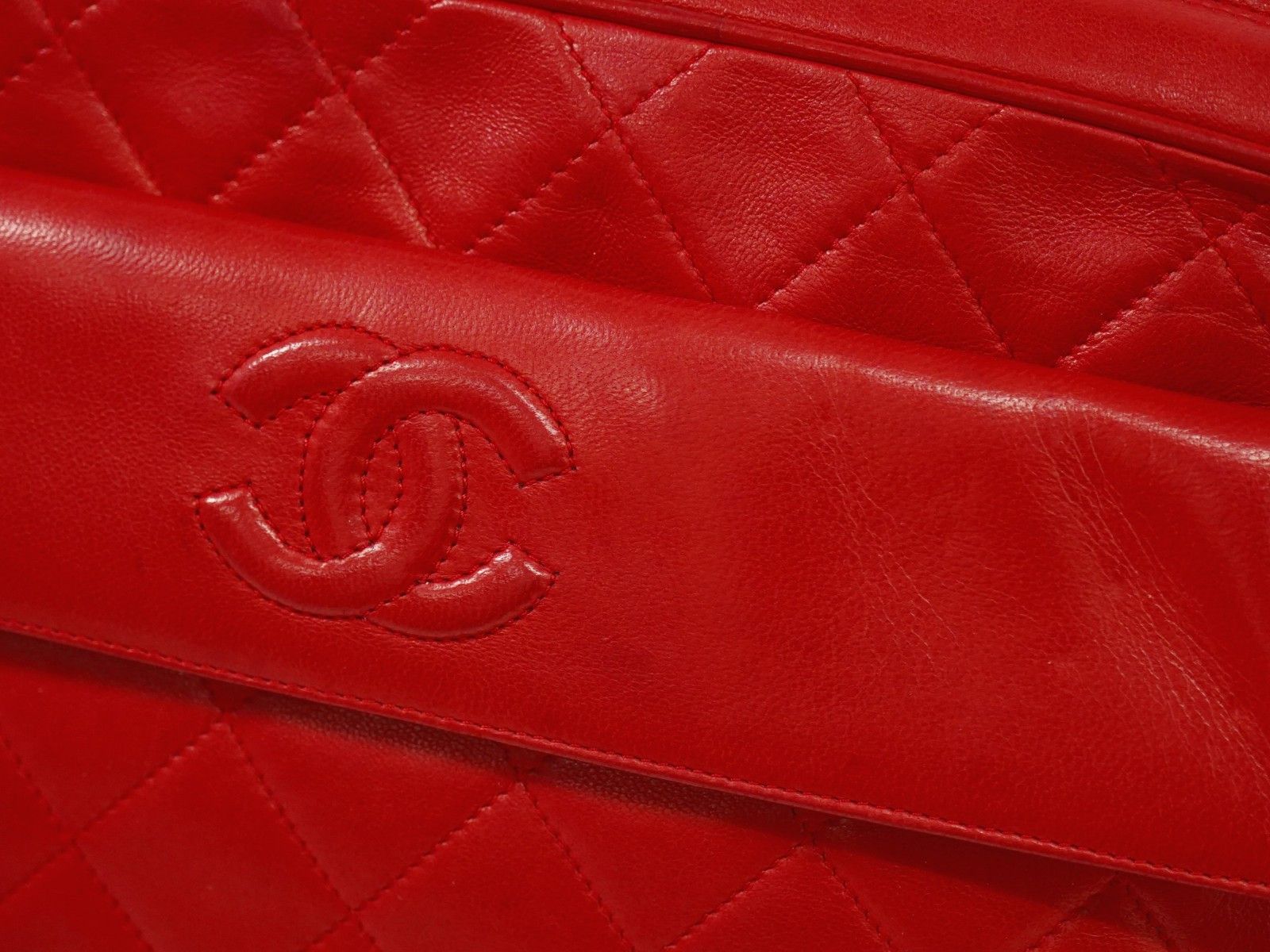 Chanel Chanel Vintage Front Pocket Camera Shoulder Bag Leather Size ONE SIZE - 16 Thumbnail