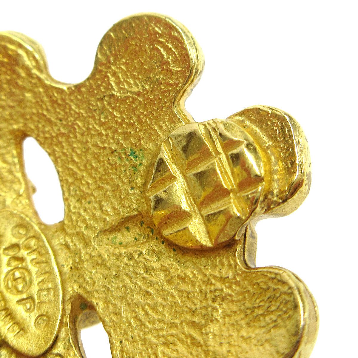 Chanel Chanel Vintage Flower Clip-On Metal Size ONE SIZE - 5 Thumbnail