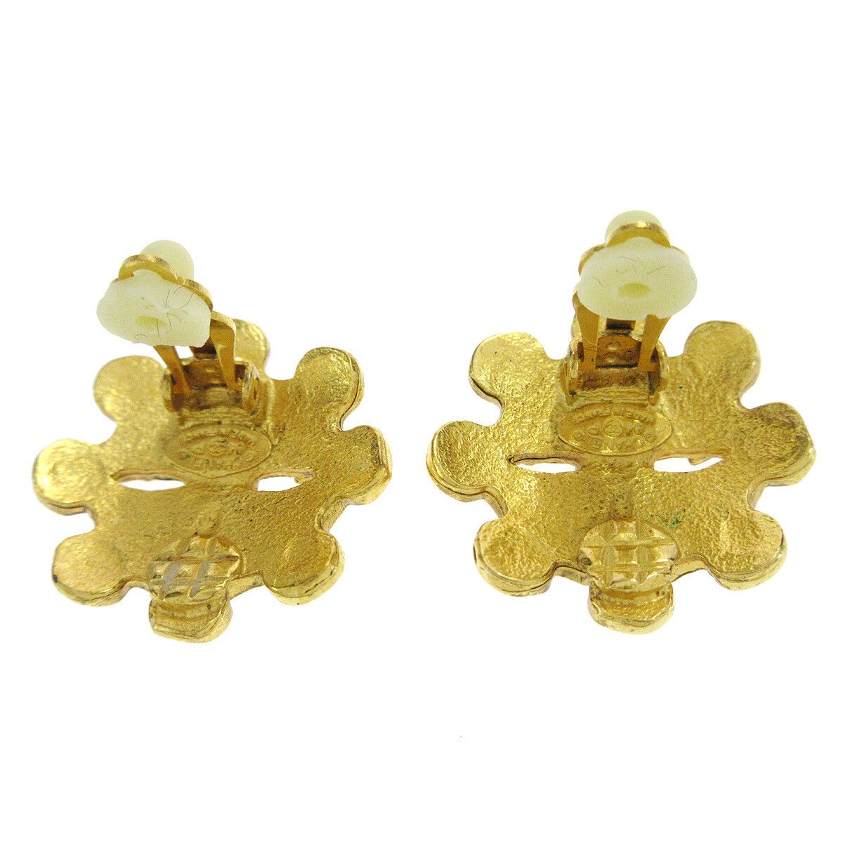 Chanel Chanel Vintage Flower Clip-On Metal Size ONE SIZE - 3 Thumbnail