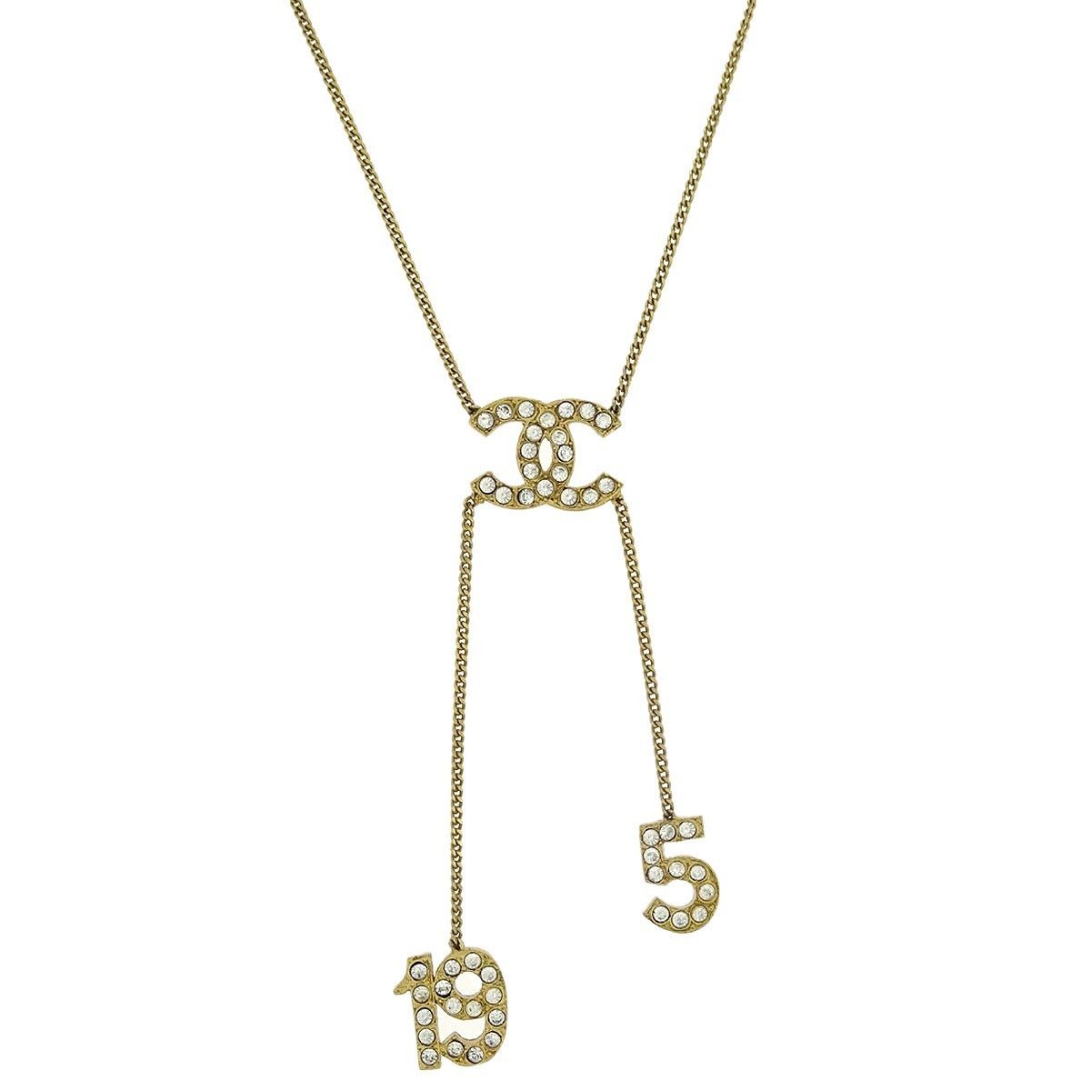 Chanel Chanel CC No.5 Pendant Necklace Metal Size ONE SIZE - 2 Thumbnail