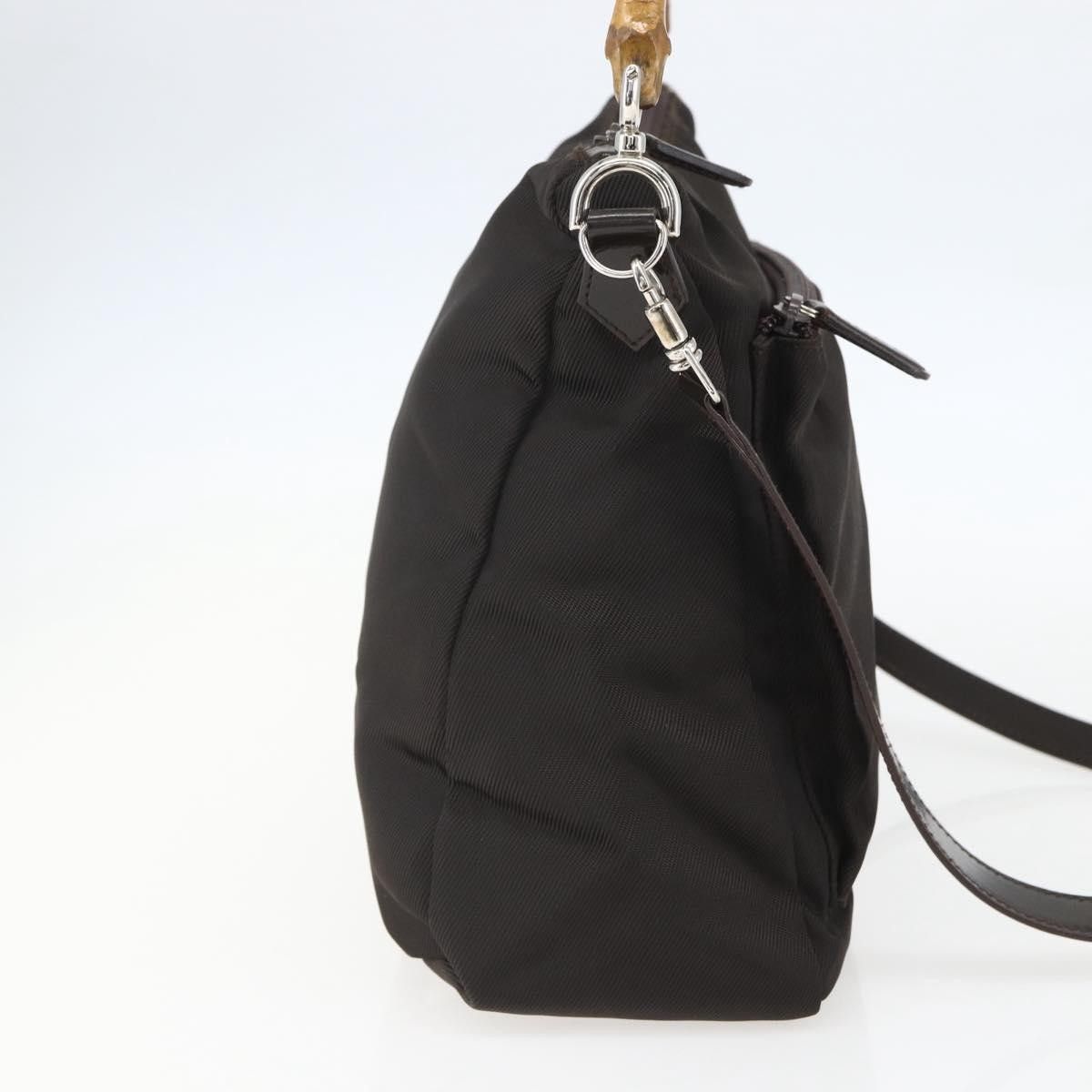 Gucci Gucci Vintage Bamboo Shoulder Bag Nylon Size ONE SIZE - 3 Thumbnail