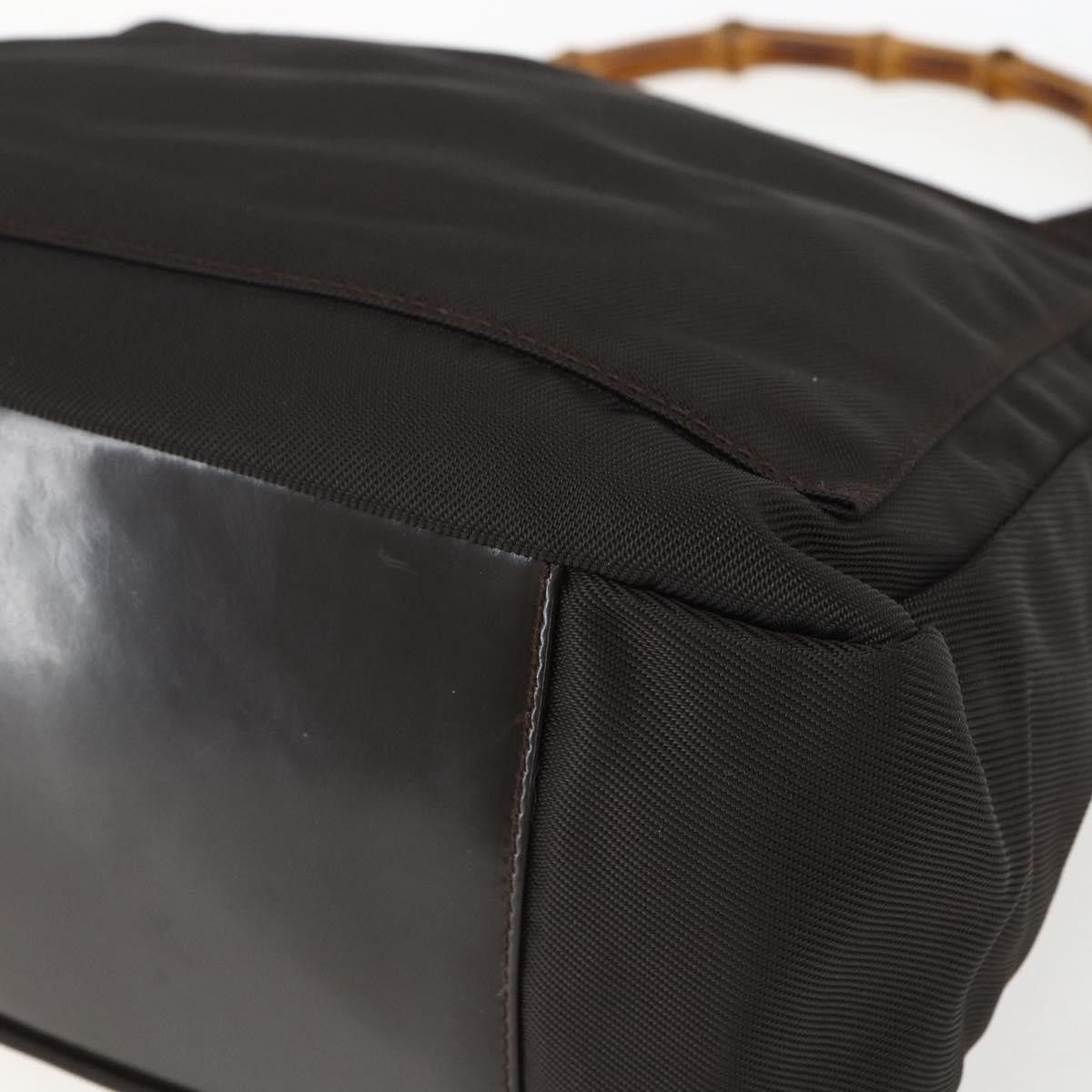 Gucci Gucci Vintage Bamboo Shoulder Bag Nylon Size ONE SIZE - 9 Thumbnail