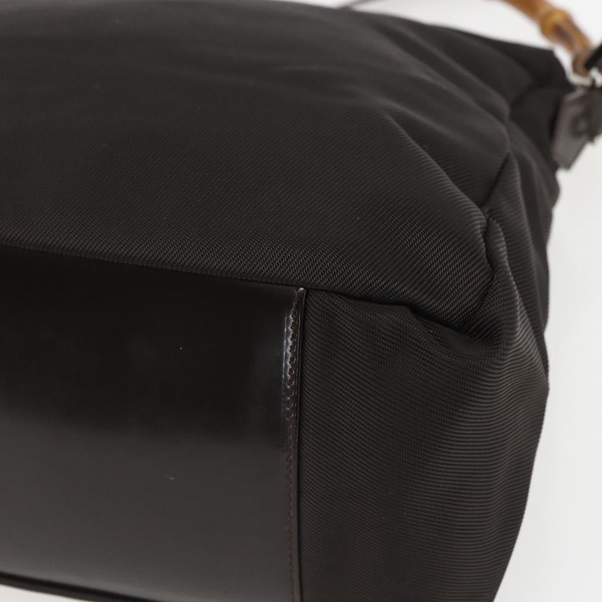 Gucci Gucci Vintage Bamboo Shoulder Bag Nylon Size ONE SIZE - 11 Thumbnail