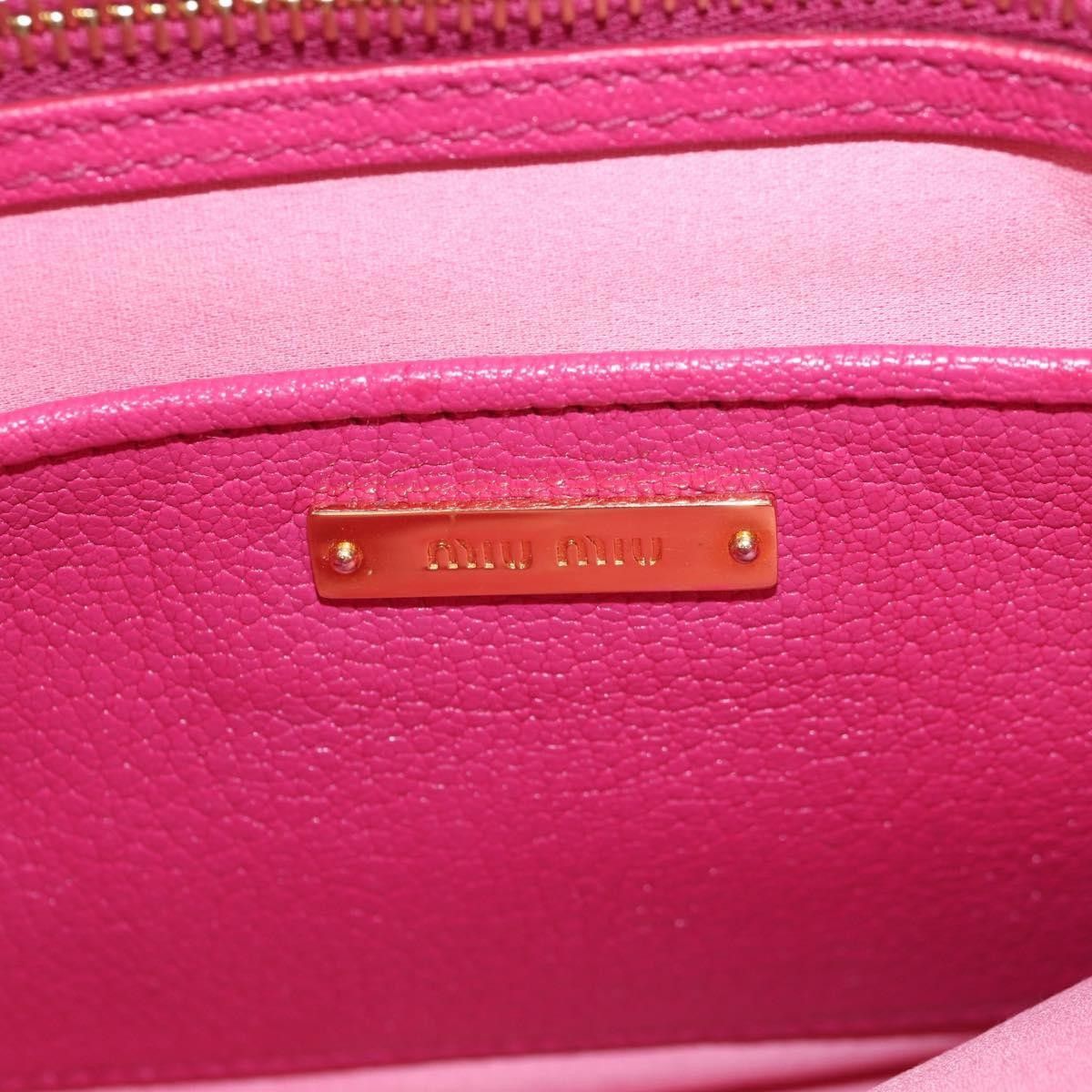 Miu Miu Miu Miu Madras Convertible Lock Tote Leather Size ONE SIZE - 6 Thumbnail