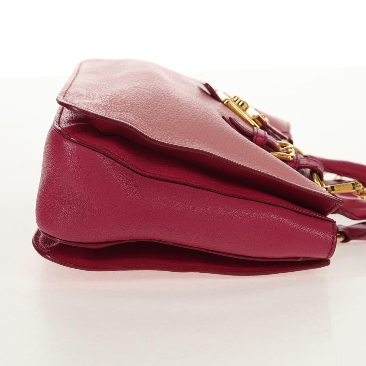 Miu Miu Miu Miu Madras Convertible Lock Tote Leather Size ONE SIZE - 4 Thumbnail