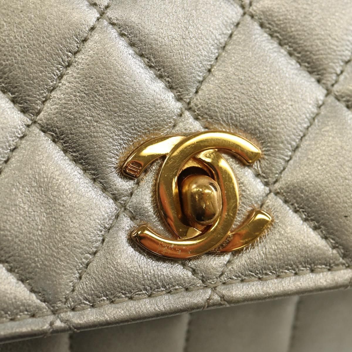 Chanel Chanel Vintage Flap Bag Leather Size ONE SIZE - 13 Thumbnail