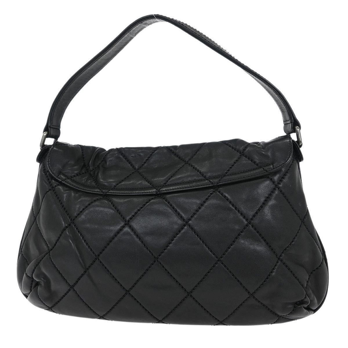 Chanel Chanel Wild Stitch Flap Shoulder Bag Quilted Lambskin Size ONE SIZE - 2 Thumbnail