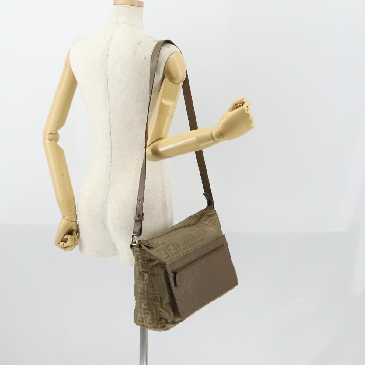 Fendi Fendi Logo Zucca Shoulder Bag Zucca Size ONE SIZE - 14 Thumbnail
