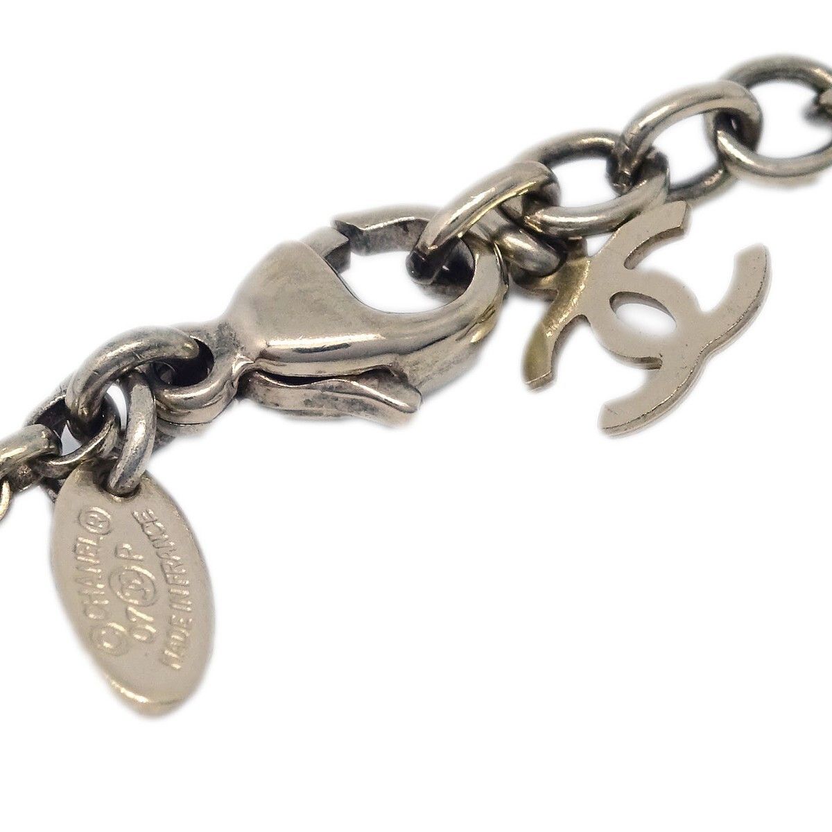 Chanel Chanel Vintage CC Pendent Necklace Plated Metal Size ONE SIZE - 3 Thumbnail