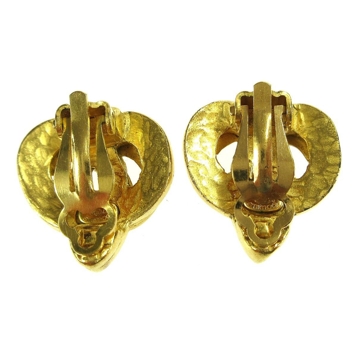 Chanel Chanel Vintage CC Heart Clip-On Metal Size ONE SIZE - 2 Thumbnail