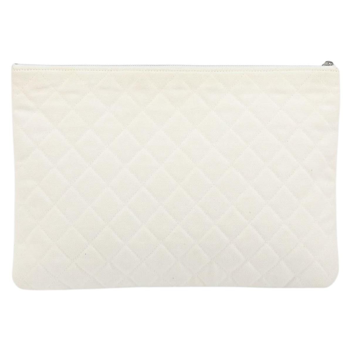 Chanel Chanel Coco Cuba Pouch Printed Quilted Canvas Size ONE SIZE - 2 Thumbnail
