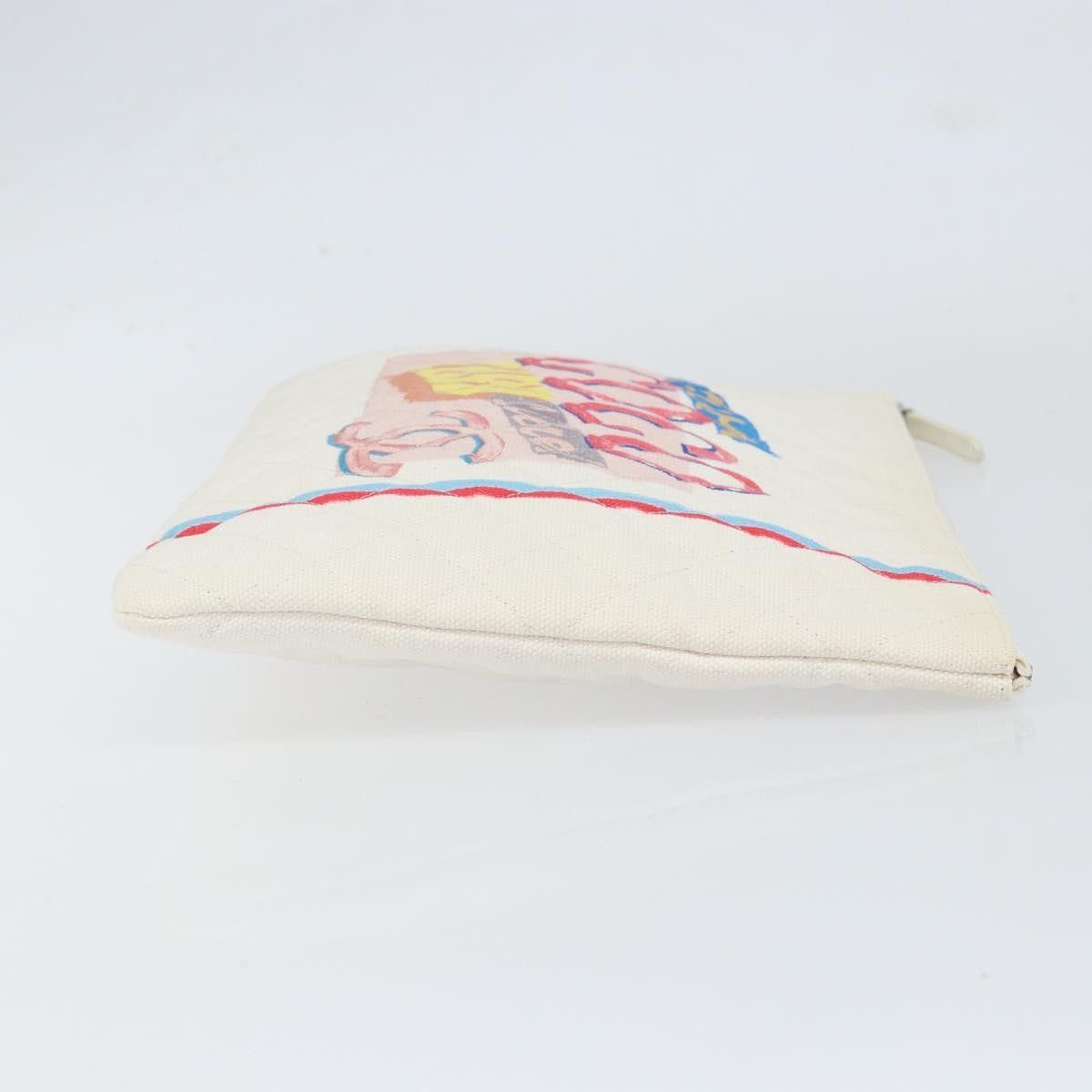 Chanel Chanel Coco Cuba Pouch Printed Quilted Canvas Size ONE SIZE - 3 Thumbnail
