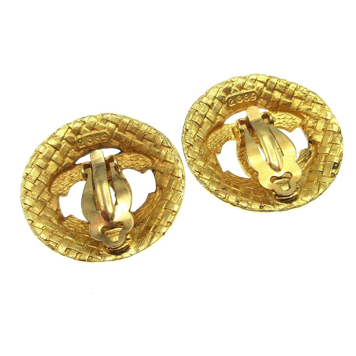Chanel Chanel CC Button Clip-On Earrings Metal Size ONE SIZE - 2 Thumbnail