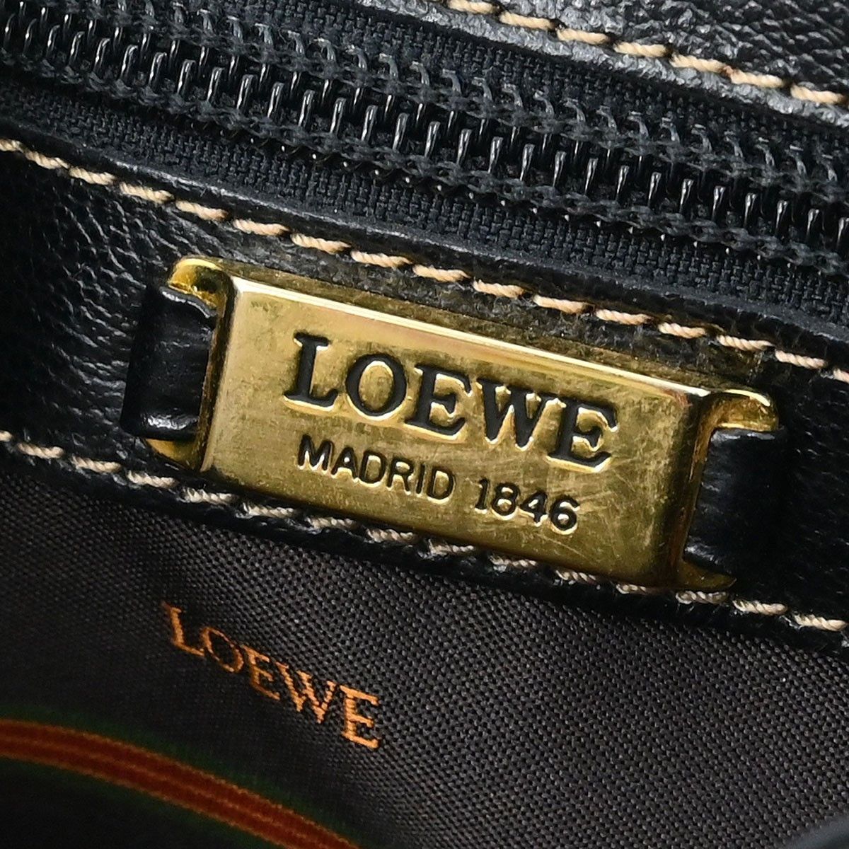 Loewe Loewe Vintage Velazquez Top Handle Bag Leather Size ONE SIZE - 4 Thumbnail