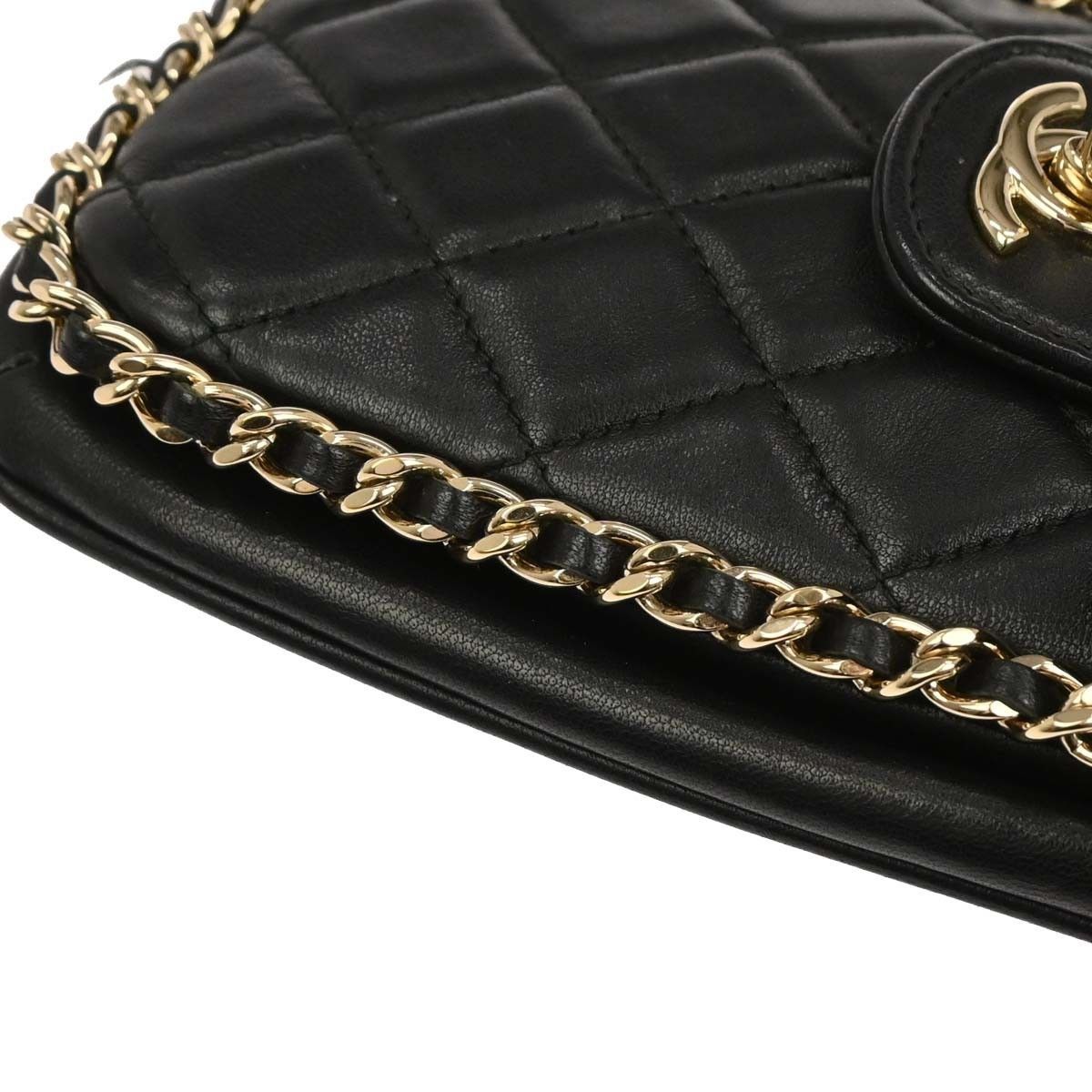Chanel Chanel Chain Around Phone Holder Box Crossbody Quilted Lambskin Size ONE SIZE - 6 Thumbnail