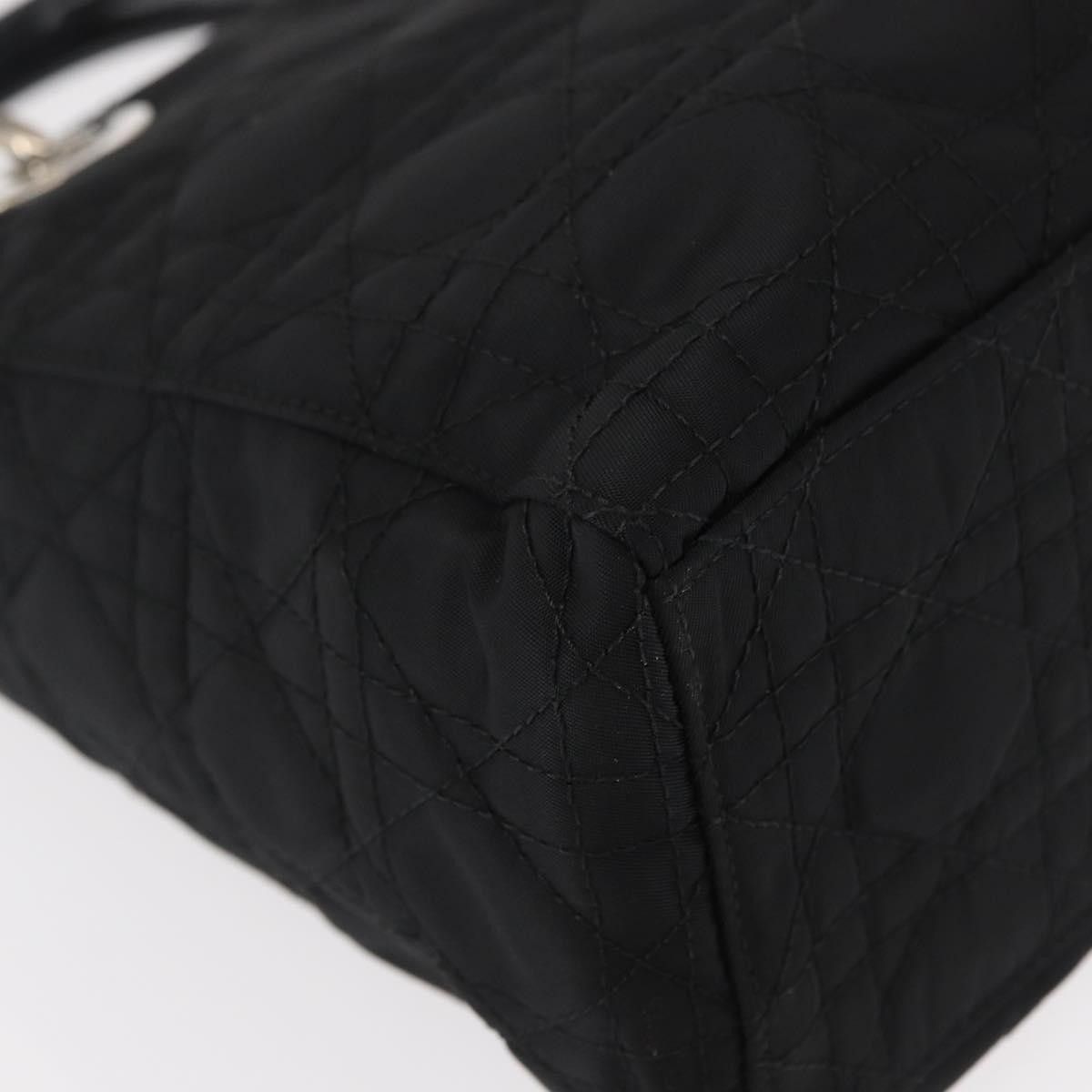 Dior Christian Dior Vintage Lady Dior Bag Cannage Quilt Nylon Size ONE SIZE - 9 Thumbnail