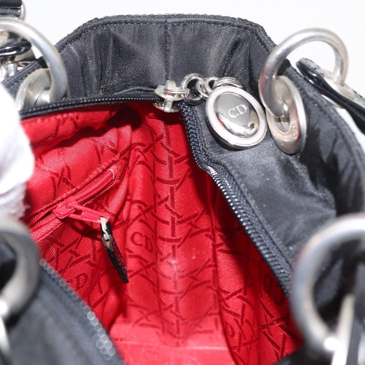 Dior Christian Dior Vintage Lady Dior Bag Cannage Quilt Nylon Size ONE SIZE - 21 Thumbnail