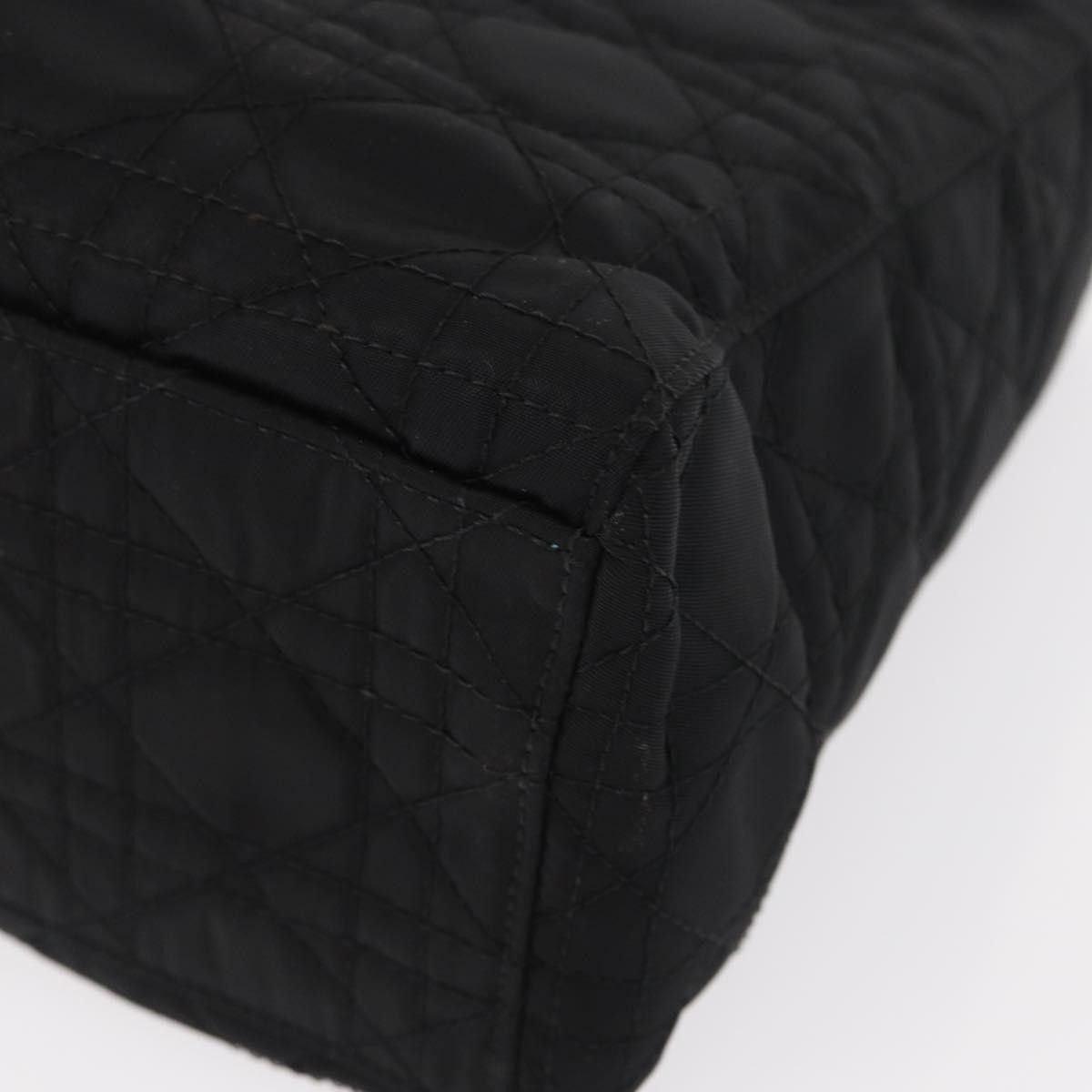 Dior Christian Dior Vintage Lady Dior Bag Cannage Quilt Nylon Size ONE SIZE - 12 Thumbnail