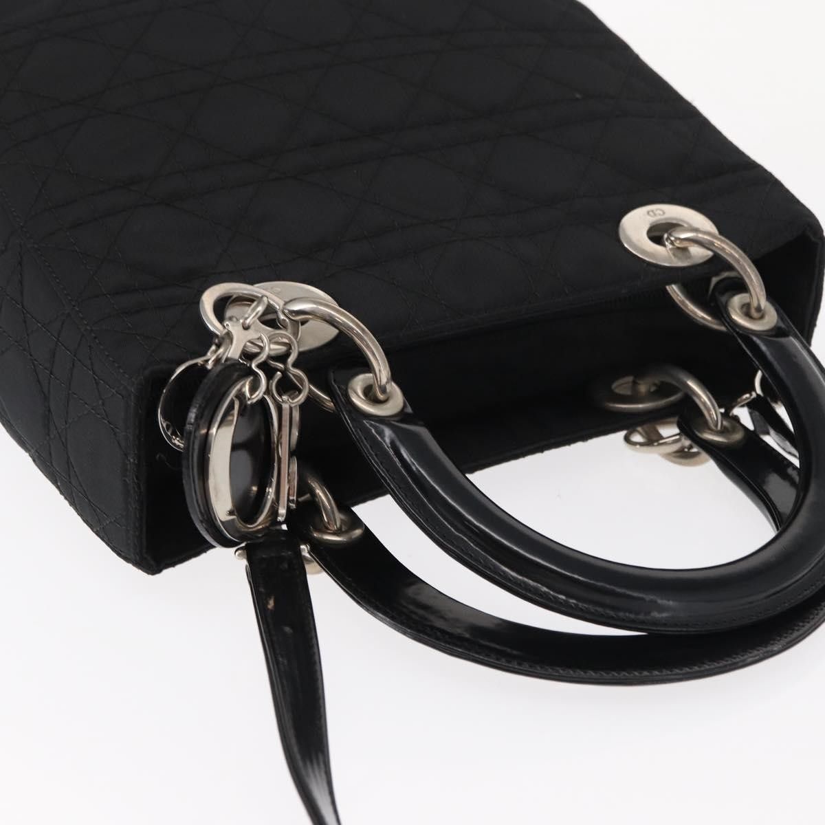 Dior Christian Dior Vintage Lady Dior Bag Cannage Quilt Nylon Size ONE SIZE - 15 Thumbnail