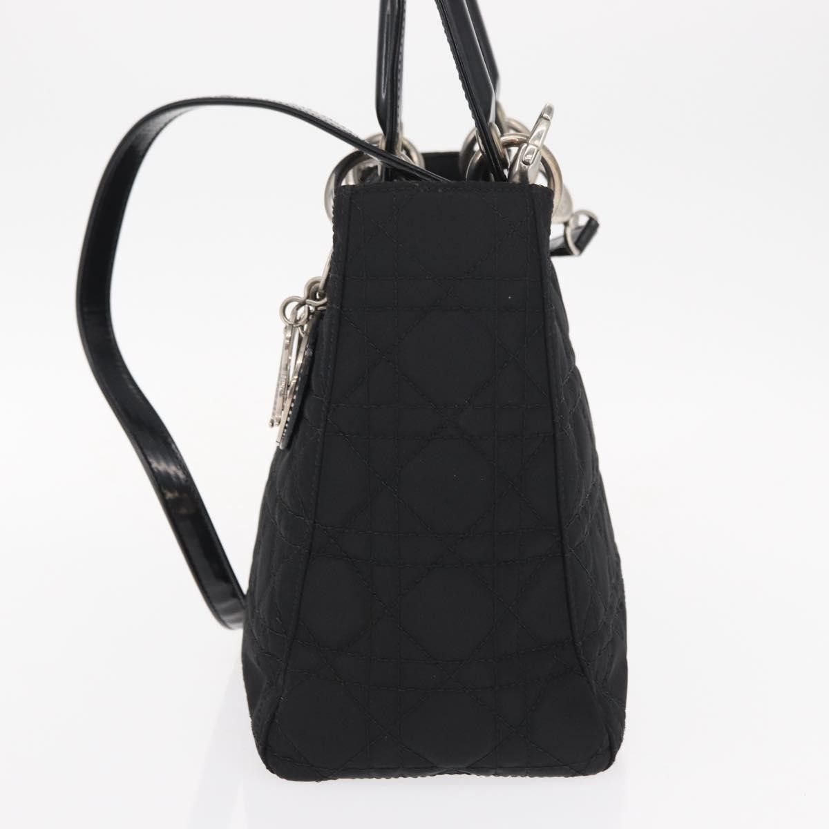 Dior Christian Dior Vintage Lady Dior Bag Cannage Quilt Nylon Size ONE SIZE - 3 Thumbnail