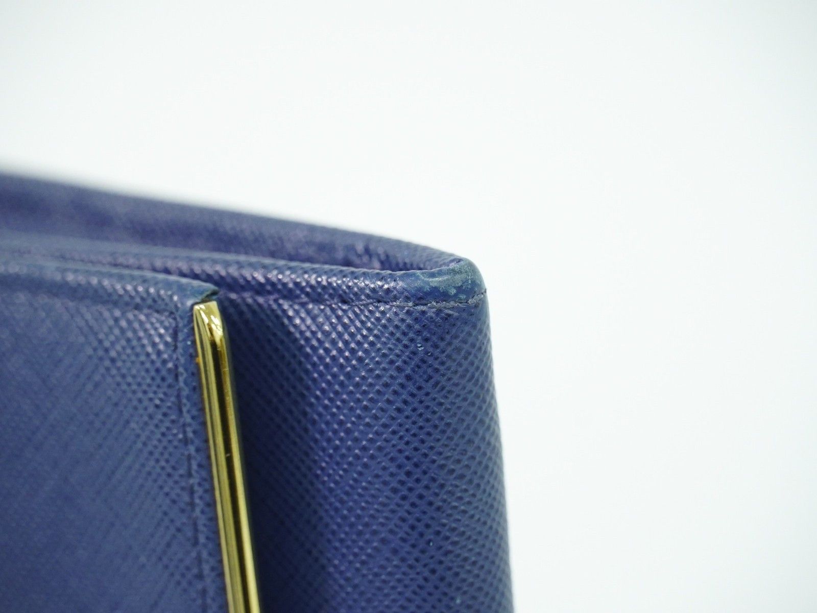 Prada Prada Flap Wallet with Card Holder Saffiano Leather Size ONE SIZE - 9 Thumbnail