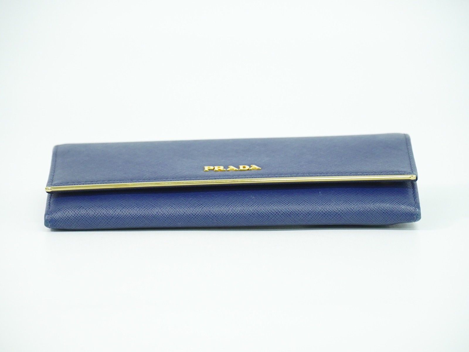 Prada Prada Flap Wallet with Card Holder Saffiano Leather Size ONE SIZE - 4 Thumbnail