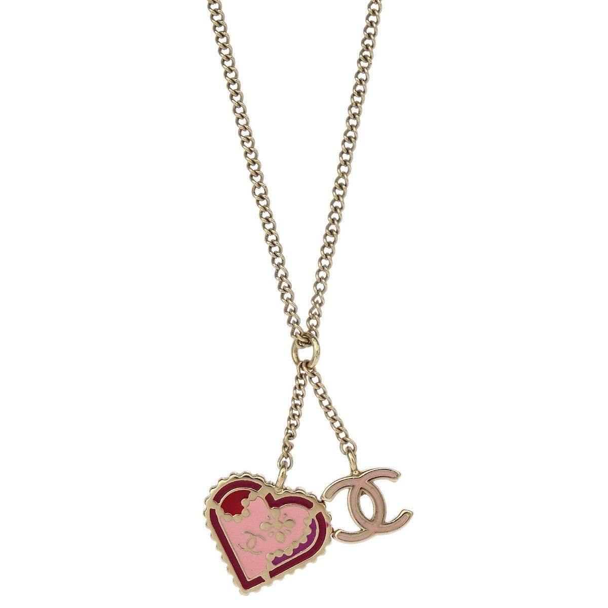 Chanel Chanel CC and Heart Pendant Metal Size ONE SIZE - 2 Thumbnail