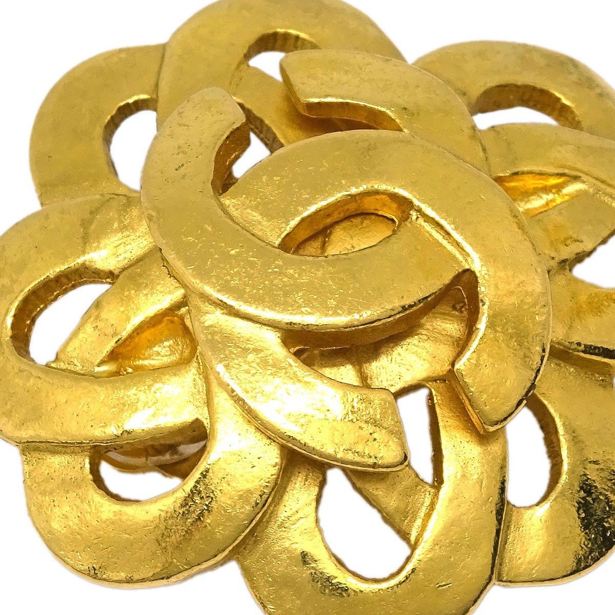 Chanel Chanel Vintage CC Earrings Metal Size ONE SIZE - 3 Thumbnail