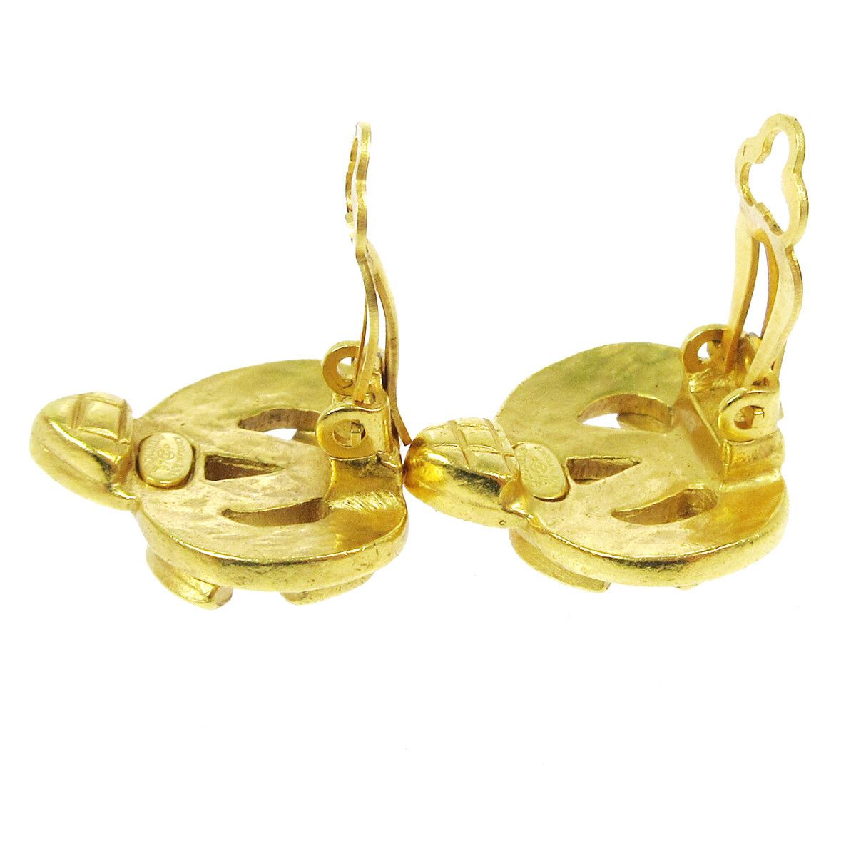 Chanel Chanel CC logo heart Gold-plated Size ONE SIZE - 3 Thumbnail