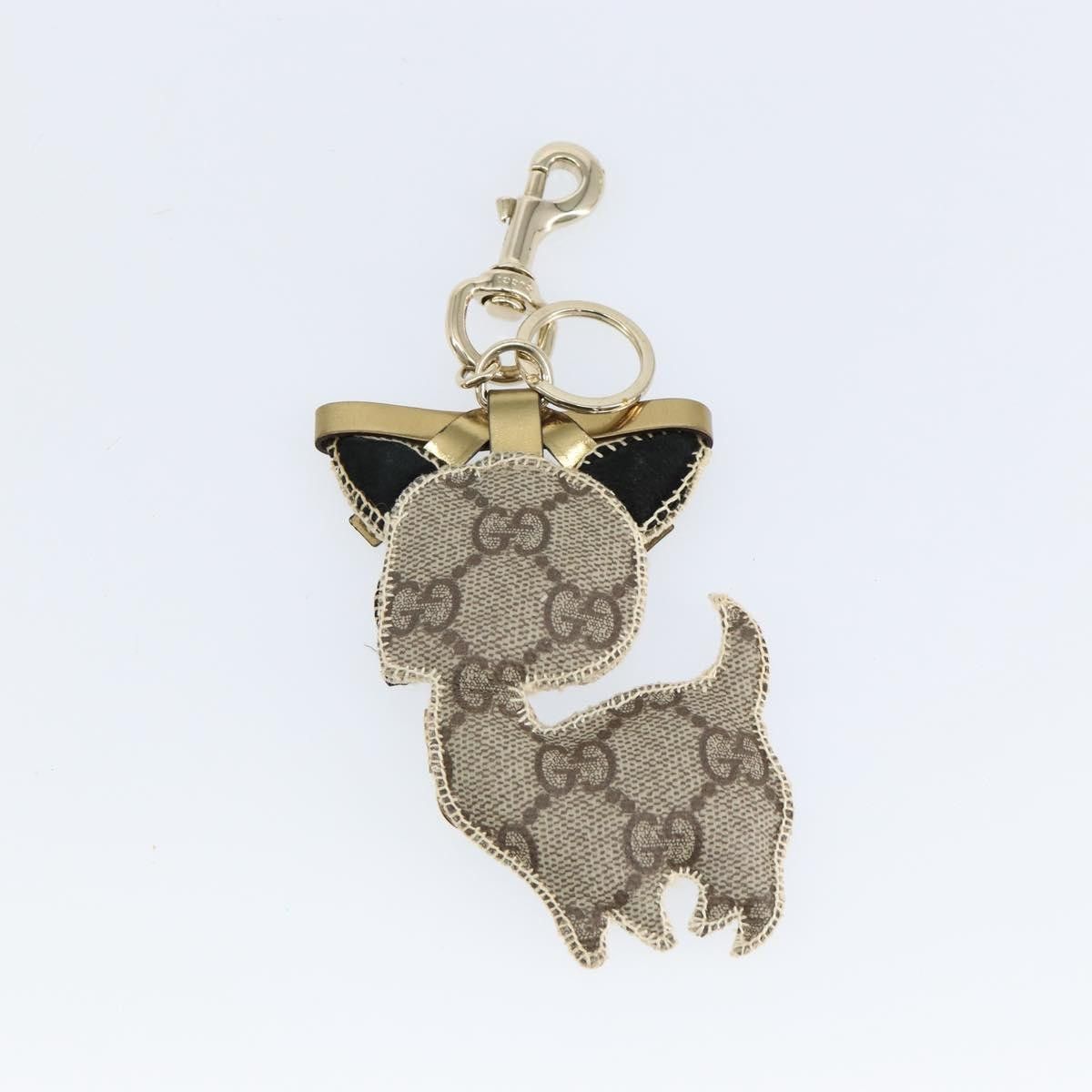 Gucci Gucci Dog Keychain GG Coated Canvas Size ONE SIZE - 2 Thumbnail
