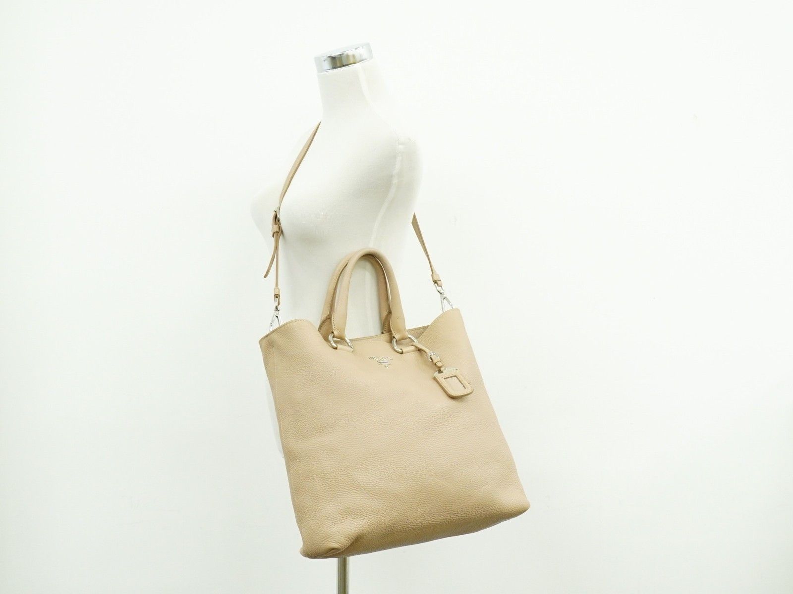 Prada Prada Shopping Tote Vitello Daino Size ONE SIZE - 14 Thumbnail