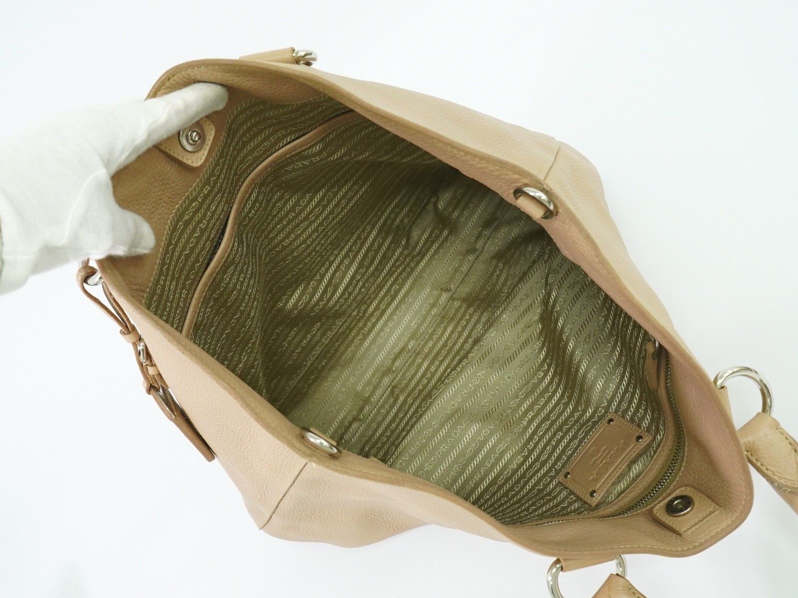 Prada Prada Shopping Tote Vitello Daino Size ONE SIZE - 4 Thumbnail
