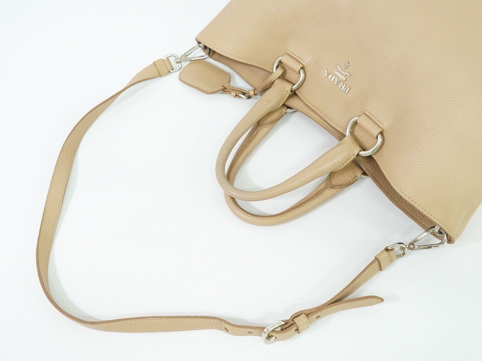 Prada Prada Shopping Tote Vitello Daino Size ONE SIZE - 13 Thumbnail