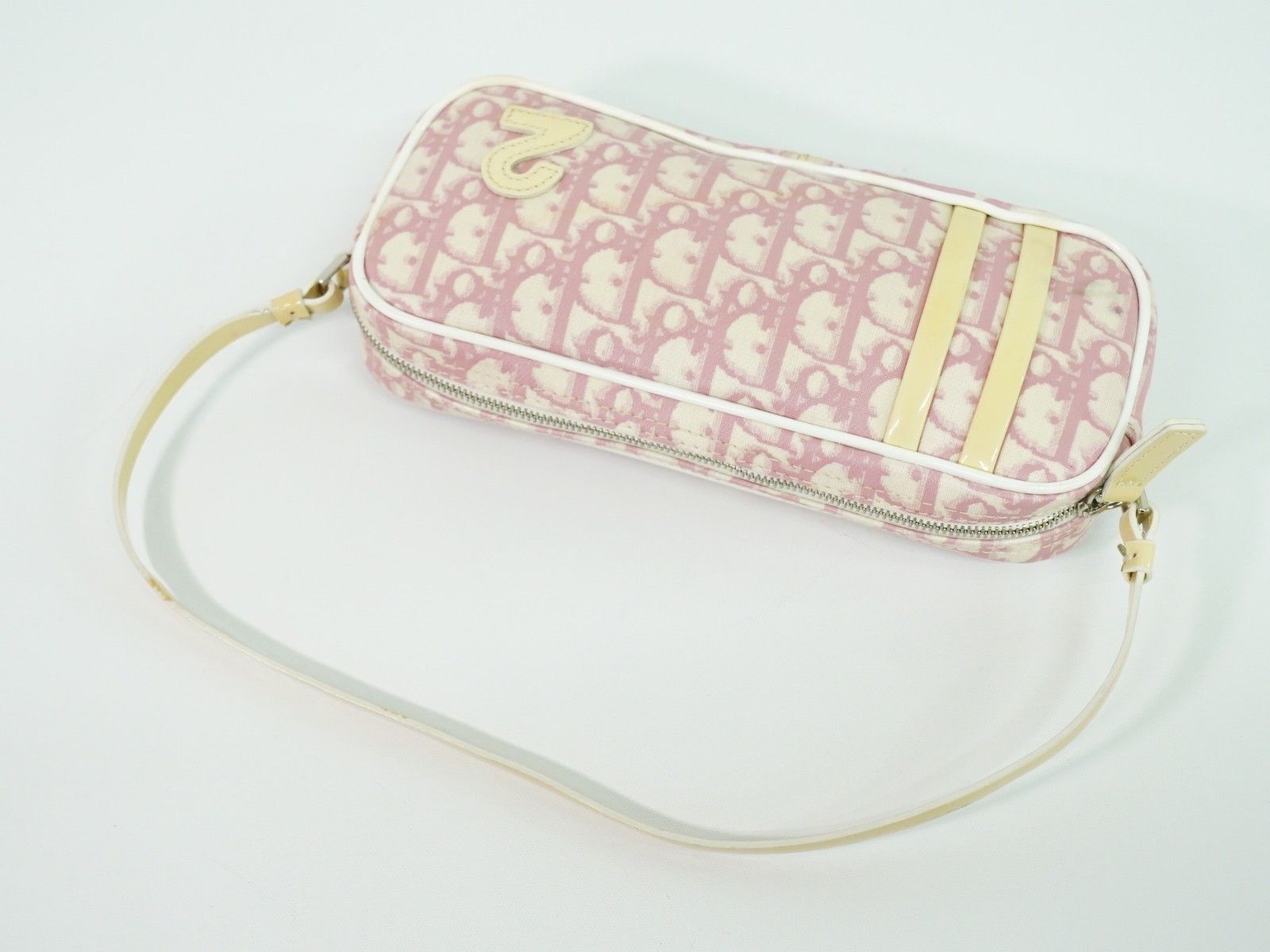 Dior Christian Dior Vintage Trotter Baguette Shoulder Bag Diorissimo Canvas Size ONE SIZE - 4 Thumbnail
