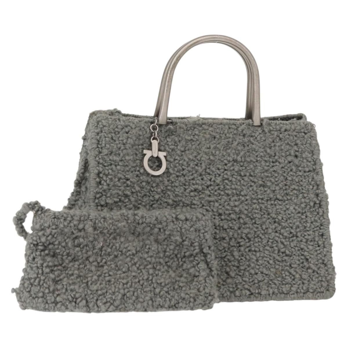 Salvatore Ferragamo Salvatore Ferragamo Gancini Wool Size ONE SIZE - 19 Thumbnail