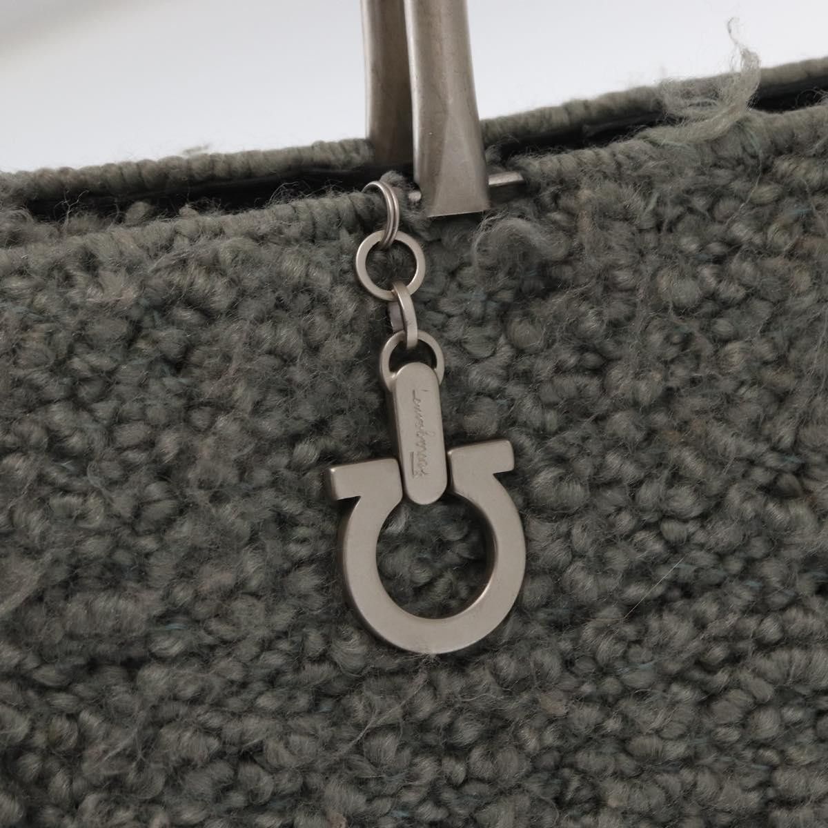 Salvatore Ferragamo Salvatore Ferragamo Gancini Wool Size ONE SIZE - 12 Thumbnail